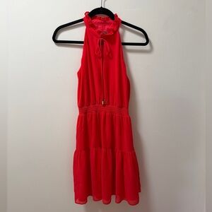 NWT Vince Camuto Poppy Sleeveless Halter Neck Mini Dress